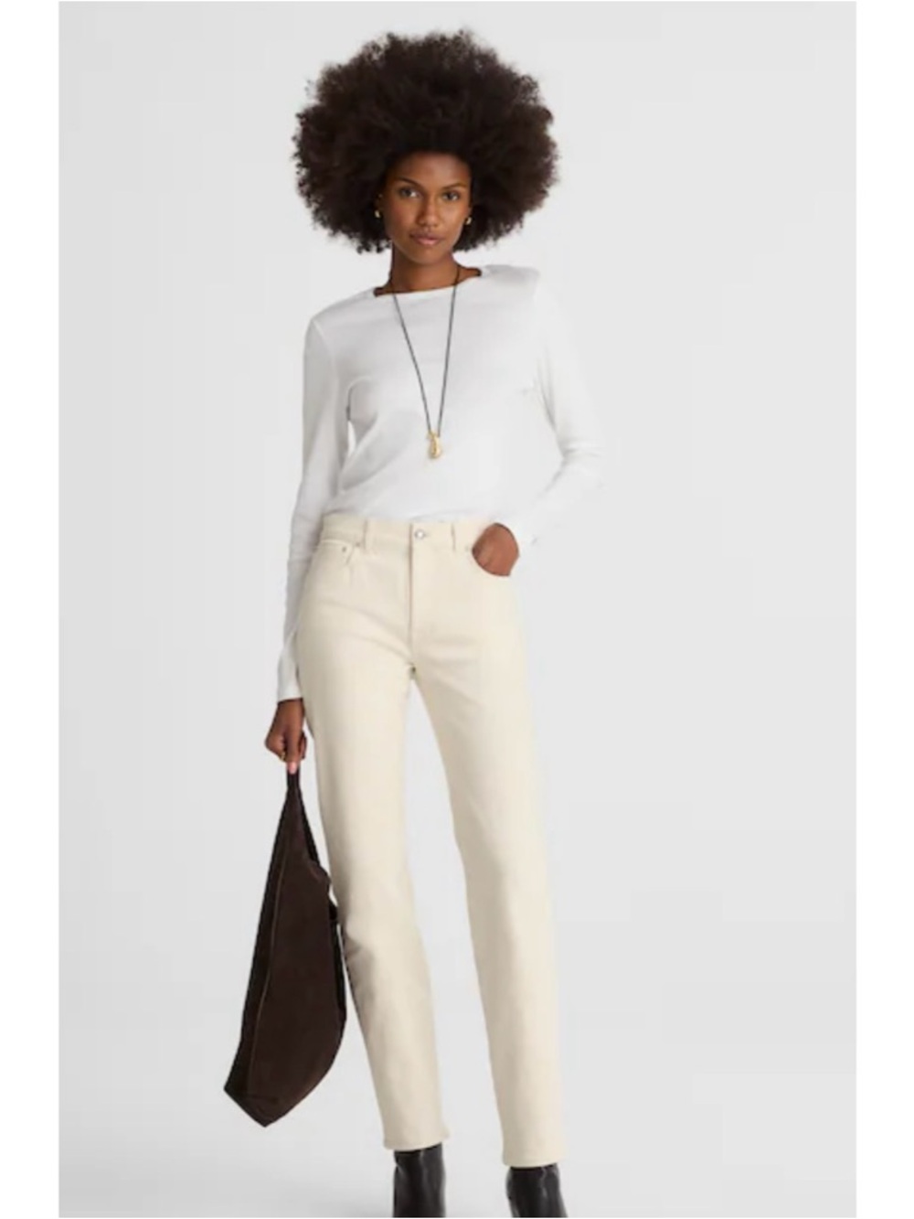 NWT Madewell The Jules Slim-Straight Jean Vintage Canvas